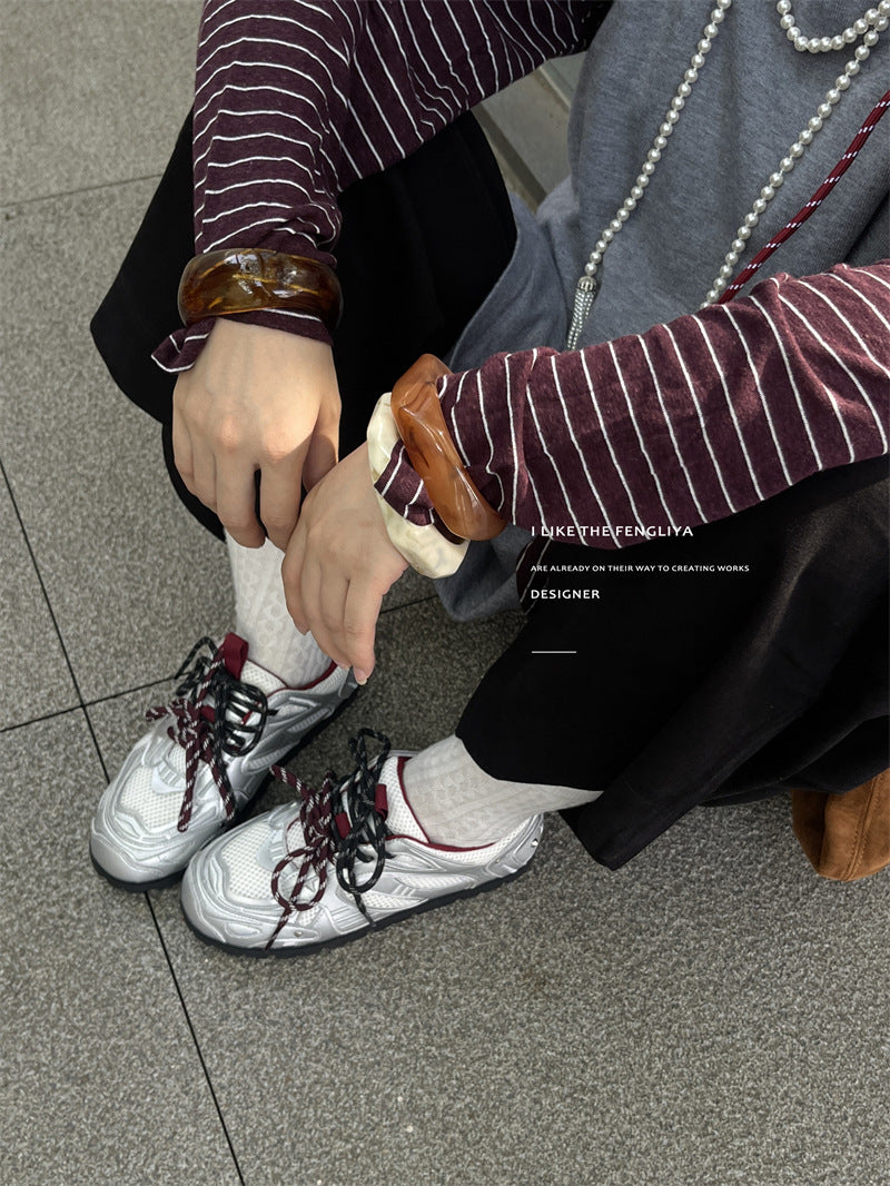 Simple Design German Training Autumn Versatile Platform Casual Shoes