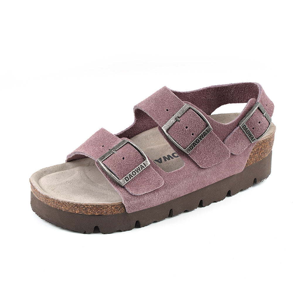 Women's Outside The Island Height Increasing Style Sandals