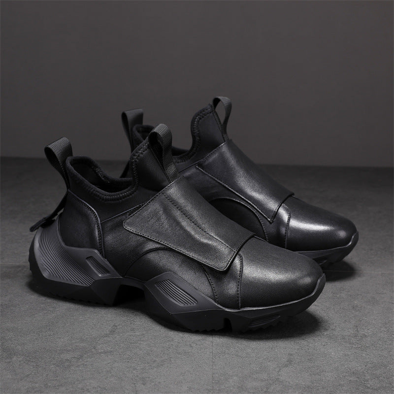 Men's Increasing Short Bootie Korean Style Thick Bottom Martin Sneakers