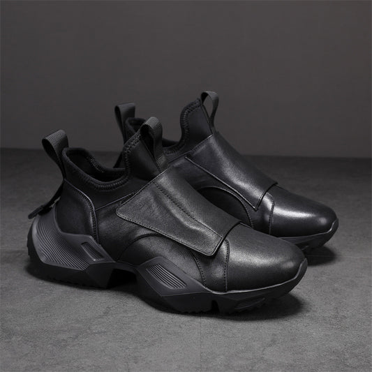 Men's Increasing Short Bootie Korean Style Thick Bottom Martin Sneakers