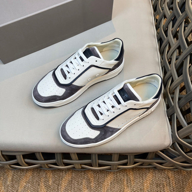 Men's Leisure Breathable Sports Color Matching Fashion Men's Board Shoes