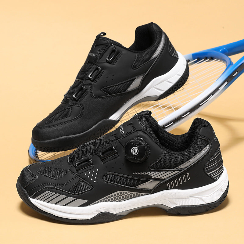 Retractable Shoelace Table Tennis Male Female Sneakers