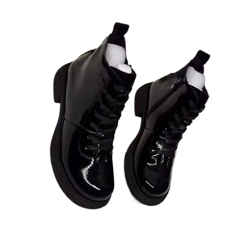 Women's & Men's Mango British Martin Fashion Short For Women's Leather Boots