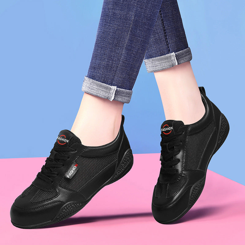 Women's Angel White Autumn Light Running Korean Sneakers