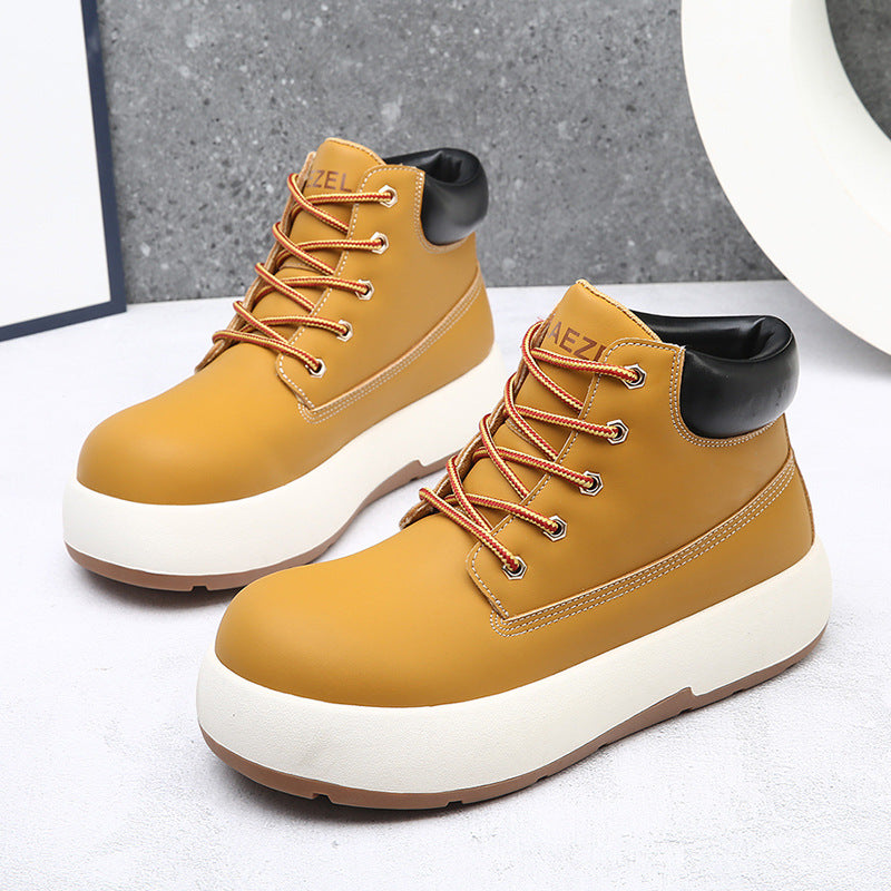 Women's Bread Worker Thick-soled Martin British Style Boots