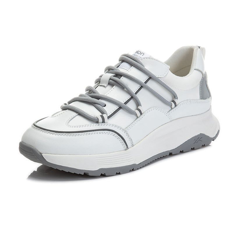 Women's Plus Size Dad Tide Genuine Flat Casual Shoes