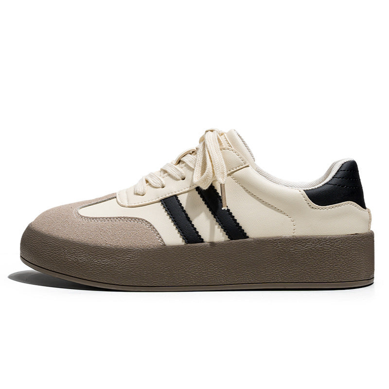 Men's Plus Size White Retro German Training Men's Shoes