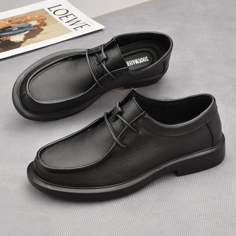 Men's Autumn Soft Breathable Comfortable Genuine Leather Shoes