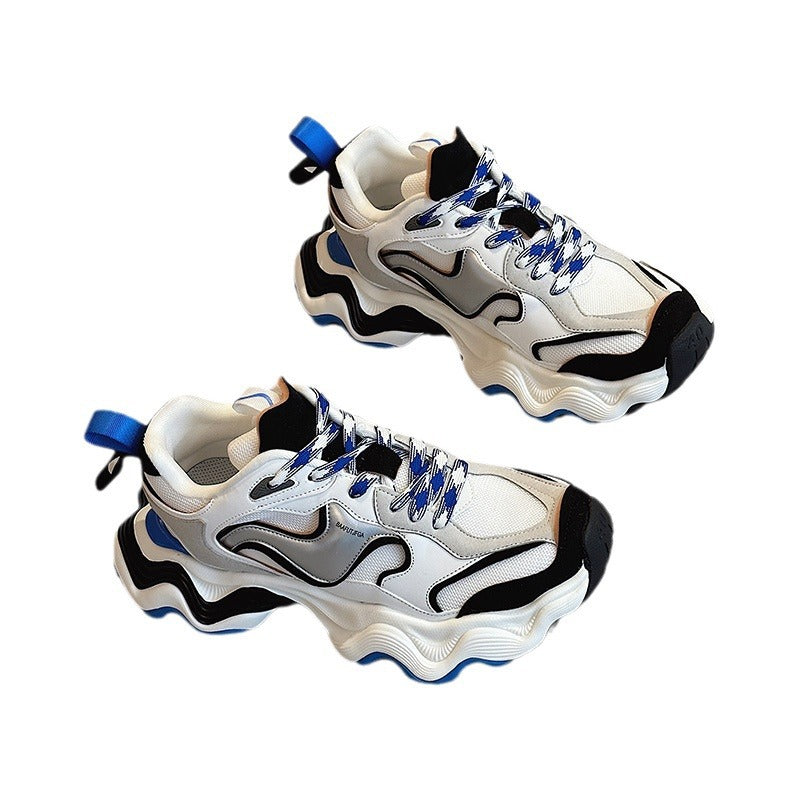 Women's Wave Platform Dad Couple Tide Mesh Sneakers
