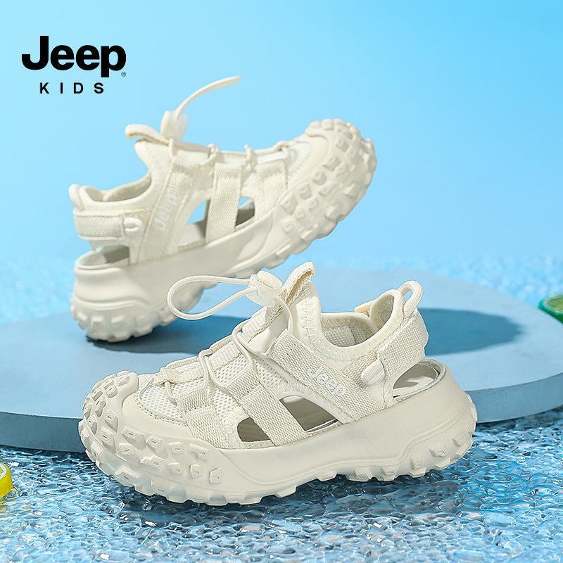 Women's & Men's Summer Hollow Breathable Closed Toe Outdoor Sandals