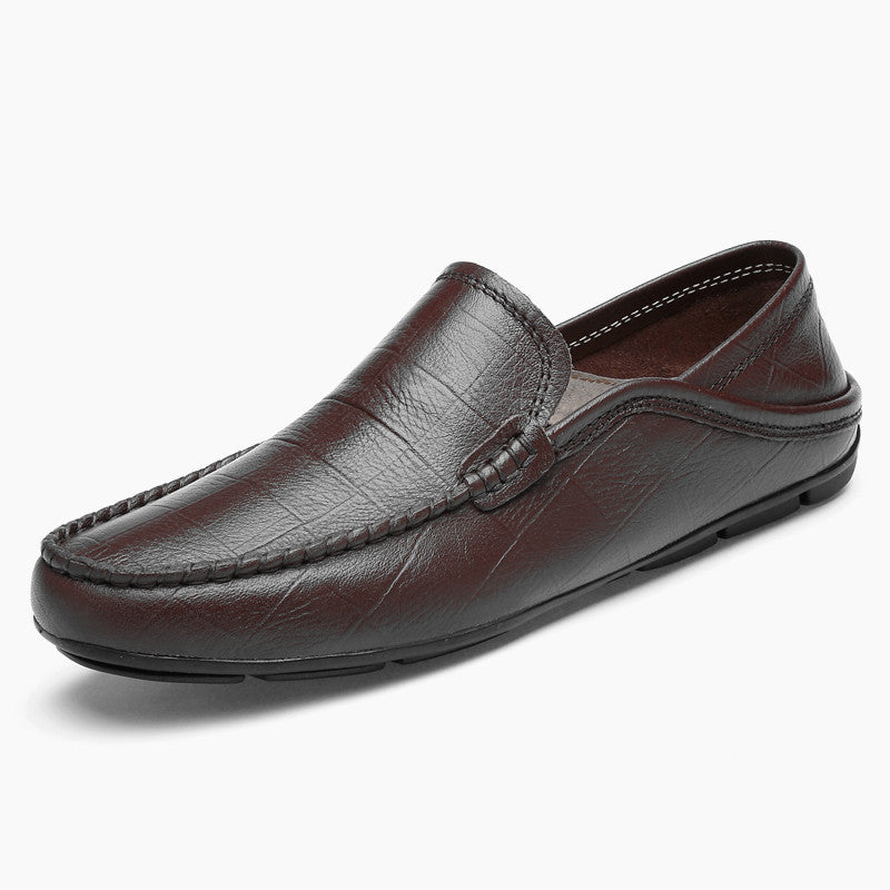 Men's Soft Bottom Surface Slip-on Leisure Driving Casual Shoes