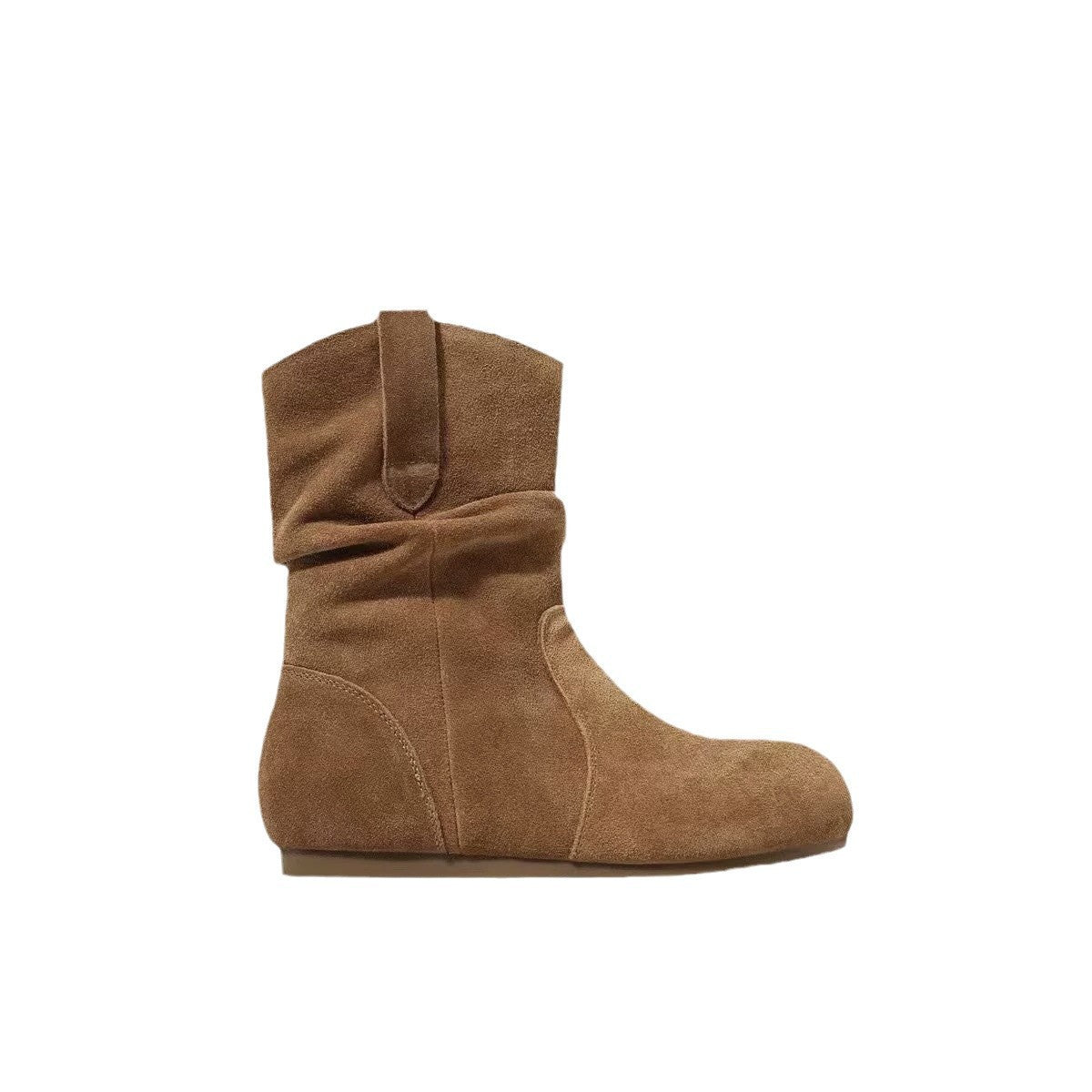 Women's Version Height Increasing Insole Retro Ankle Western Boots