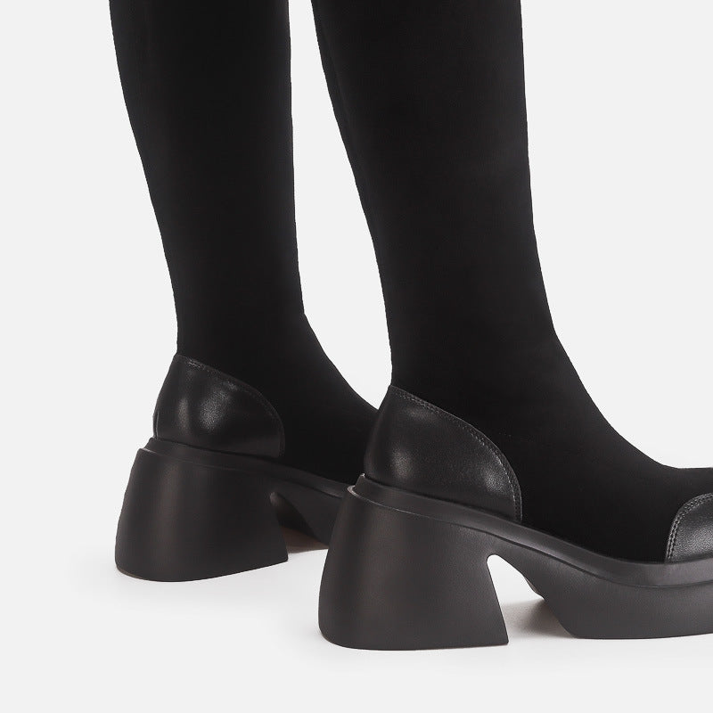 Women's Winter Thick Bottom Elevator Ankle Over The Boots
