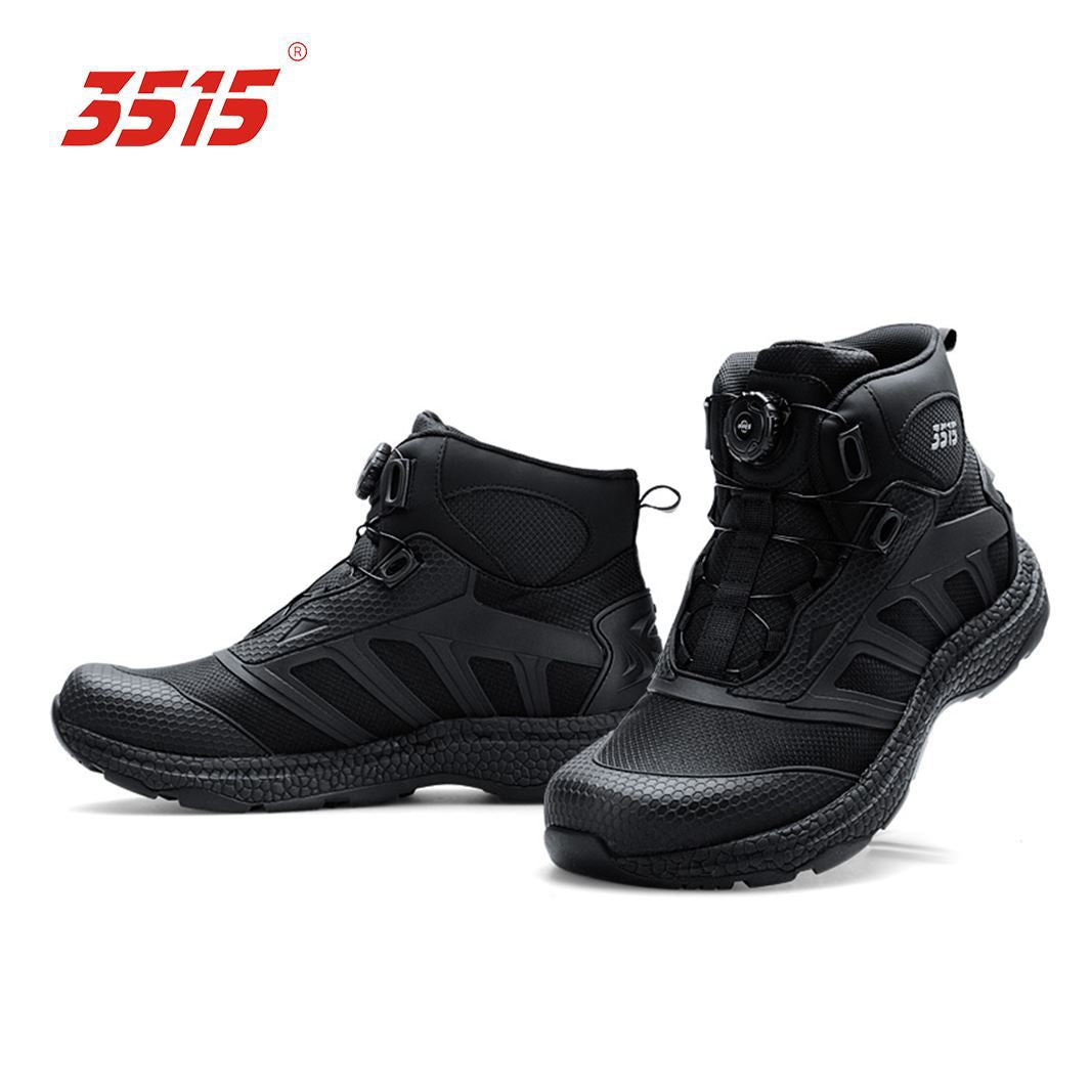 Strong Round Toe Pure Black Fast Casual Shoes