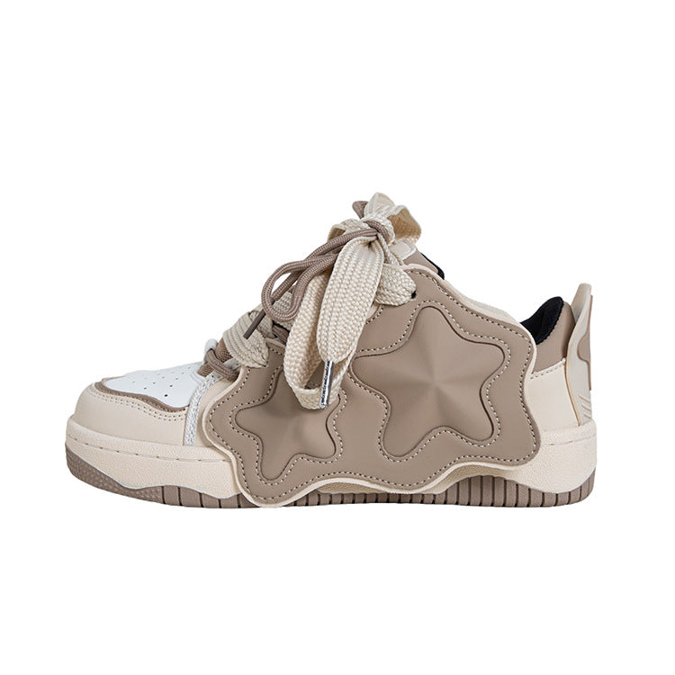 Women's Trendy Oversized Board Dopamine Milk Bread Casual Shoes