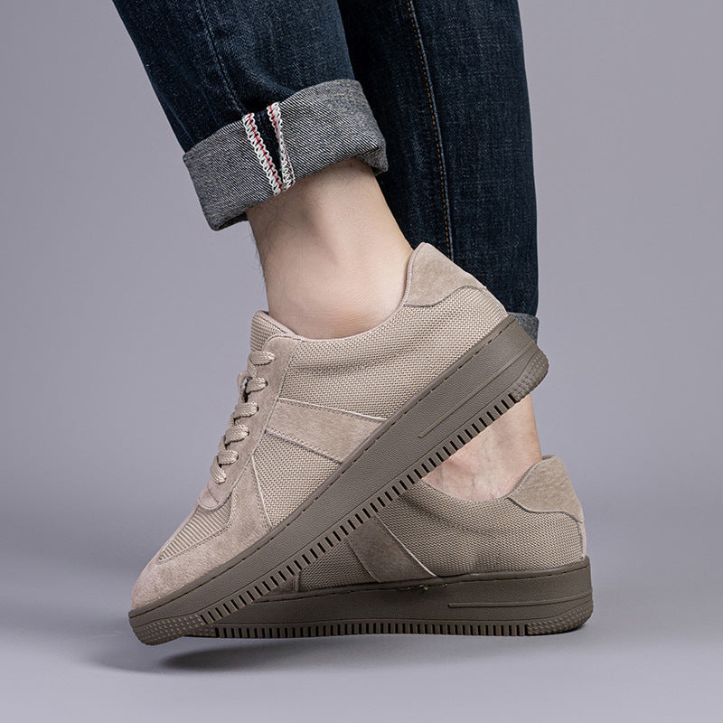 Men's Large Retro Plus Size Breathable Mesh Casual Shoes