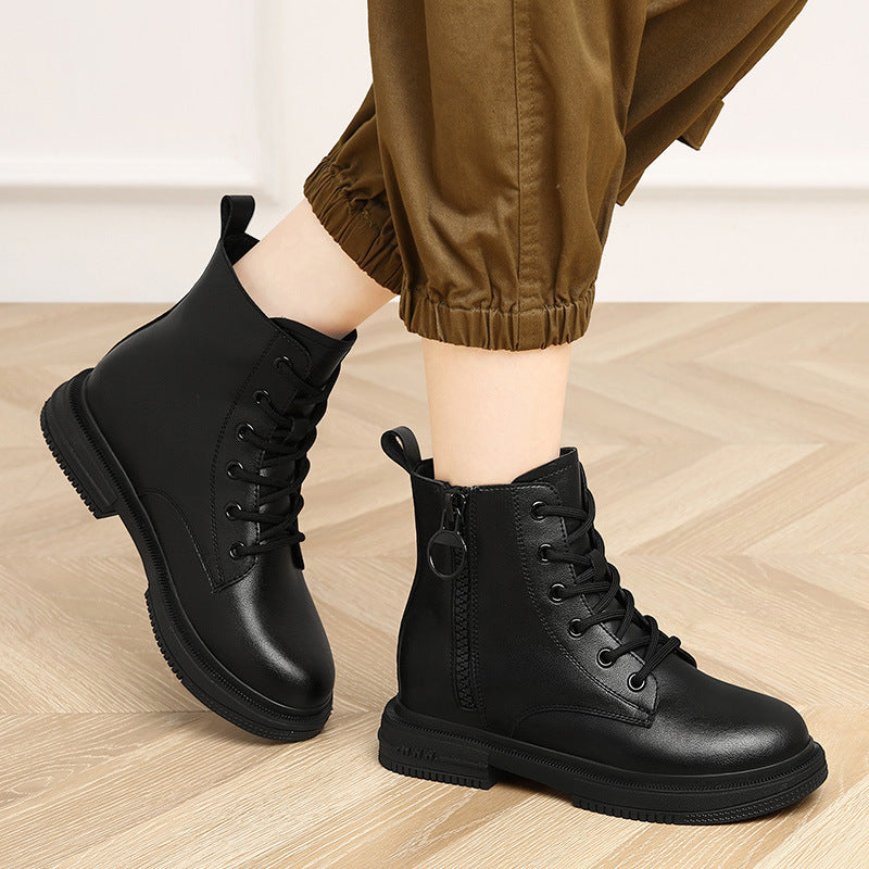 Women's Martin Fashionable British Style Flat Ankle Boots