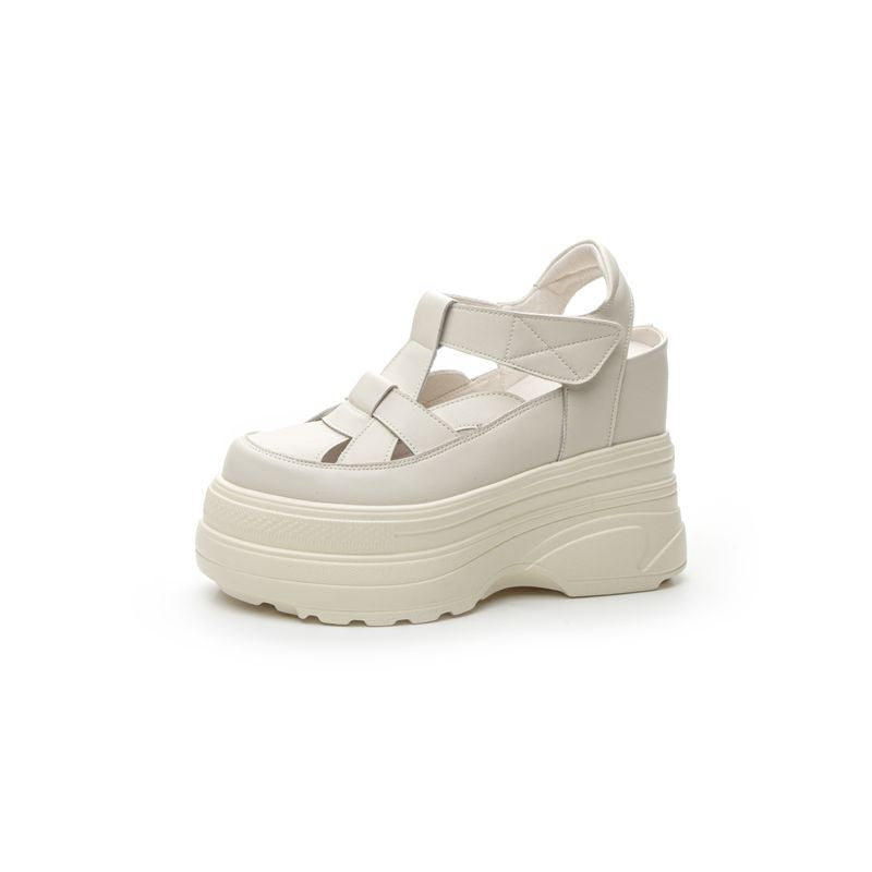 Women's Increasing Insole Muffin Thick Bottom Toe Sandals