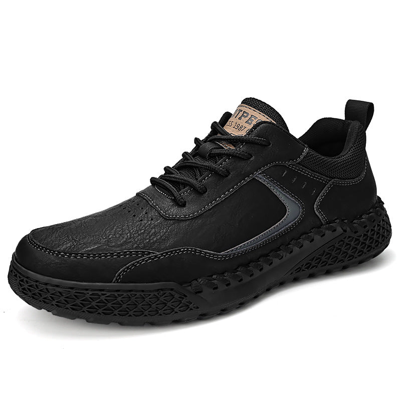 Men's Style Versatile Breathable Soft Bottom British Casual Shoes