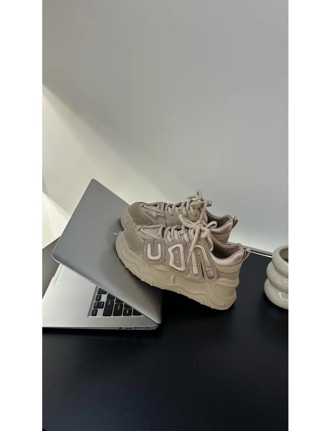 Fashion Platform Muffin Daddy Retro Genuine Casual Shoes