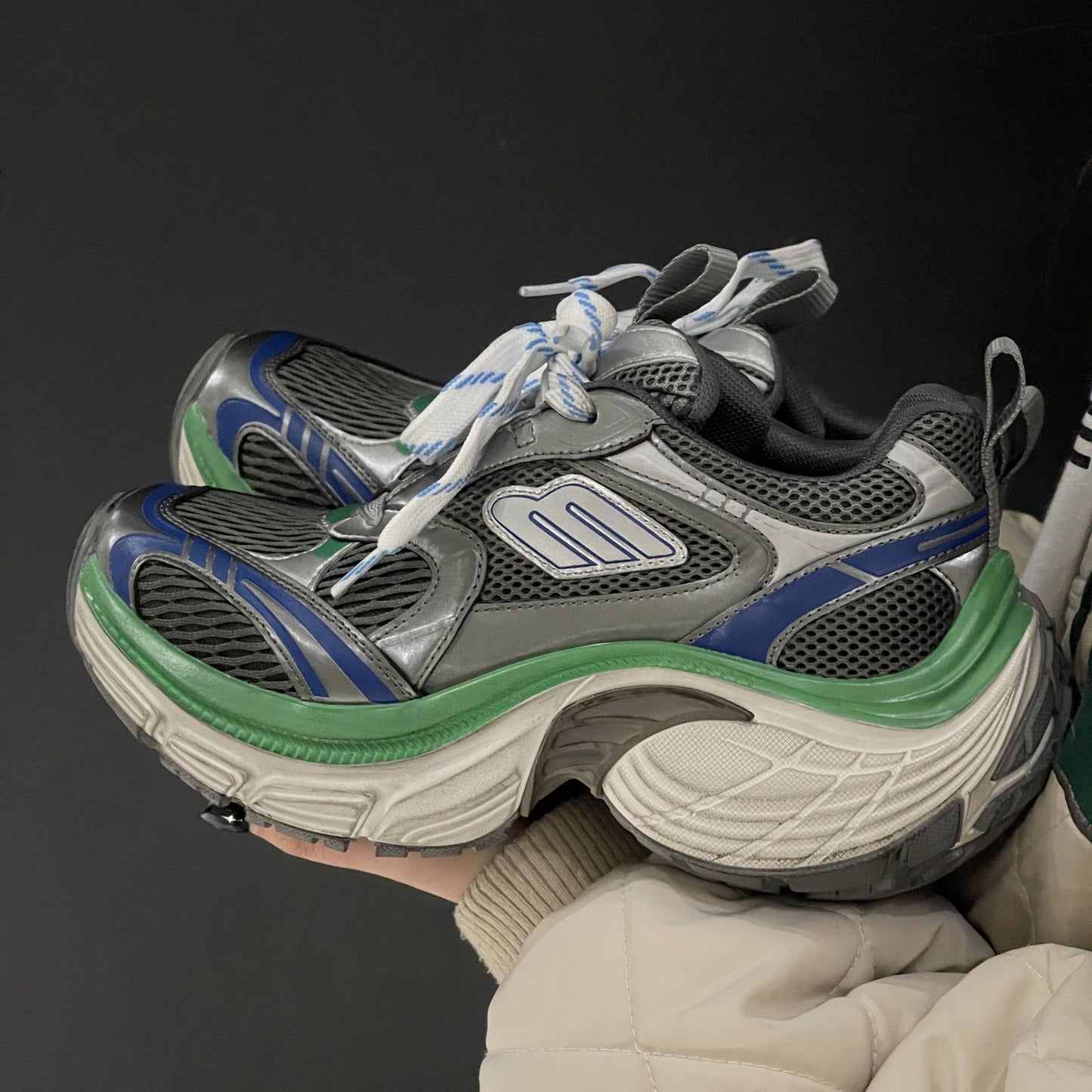 Women's Dad Spring Thick Bottom Breathable Increased Sneakers
