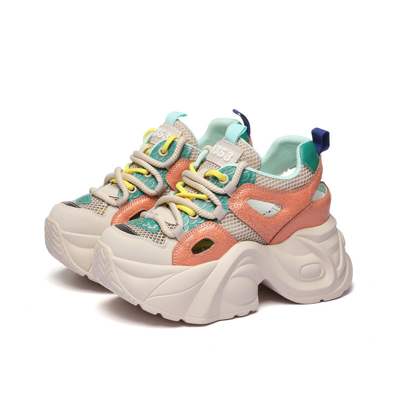 Thick Bottom Height Increasing Insole Summer Outside Sneakers