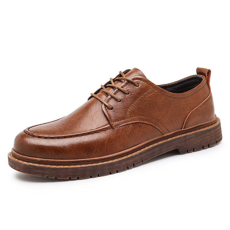 Men's Winter Fashion Business Shirt British Tooling Men's Shoes