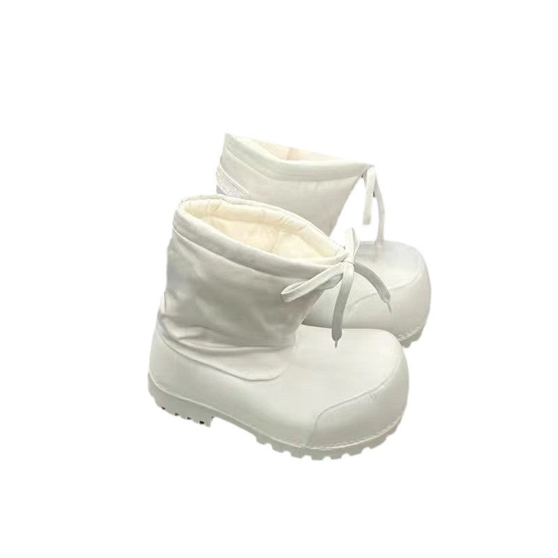 Women's & Men's Big Head Outdoor Thick Bottom Ski Ugly Cute Snow Boots