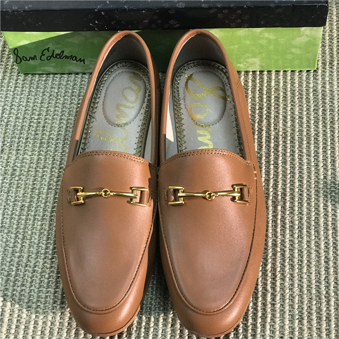 Women's Flat Pumps British Buckle Slip-on Bottom Casual Shoes
