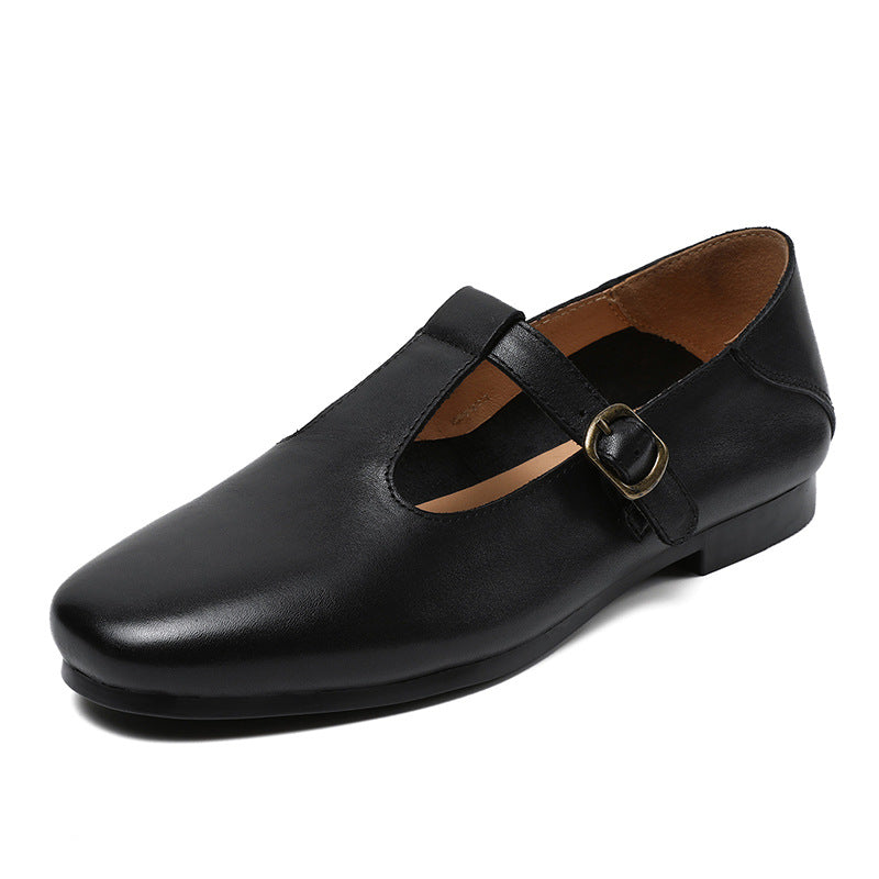 Women's French Small Spring Mary Jane Soft Bottom Women's Shoes