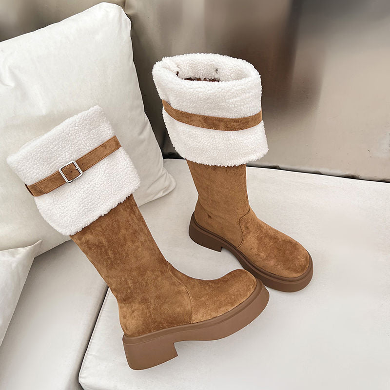 Women's One Three Wear Long Rider Thick Bottom High Boots