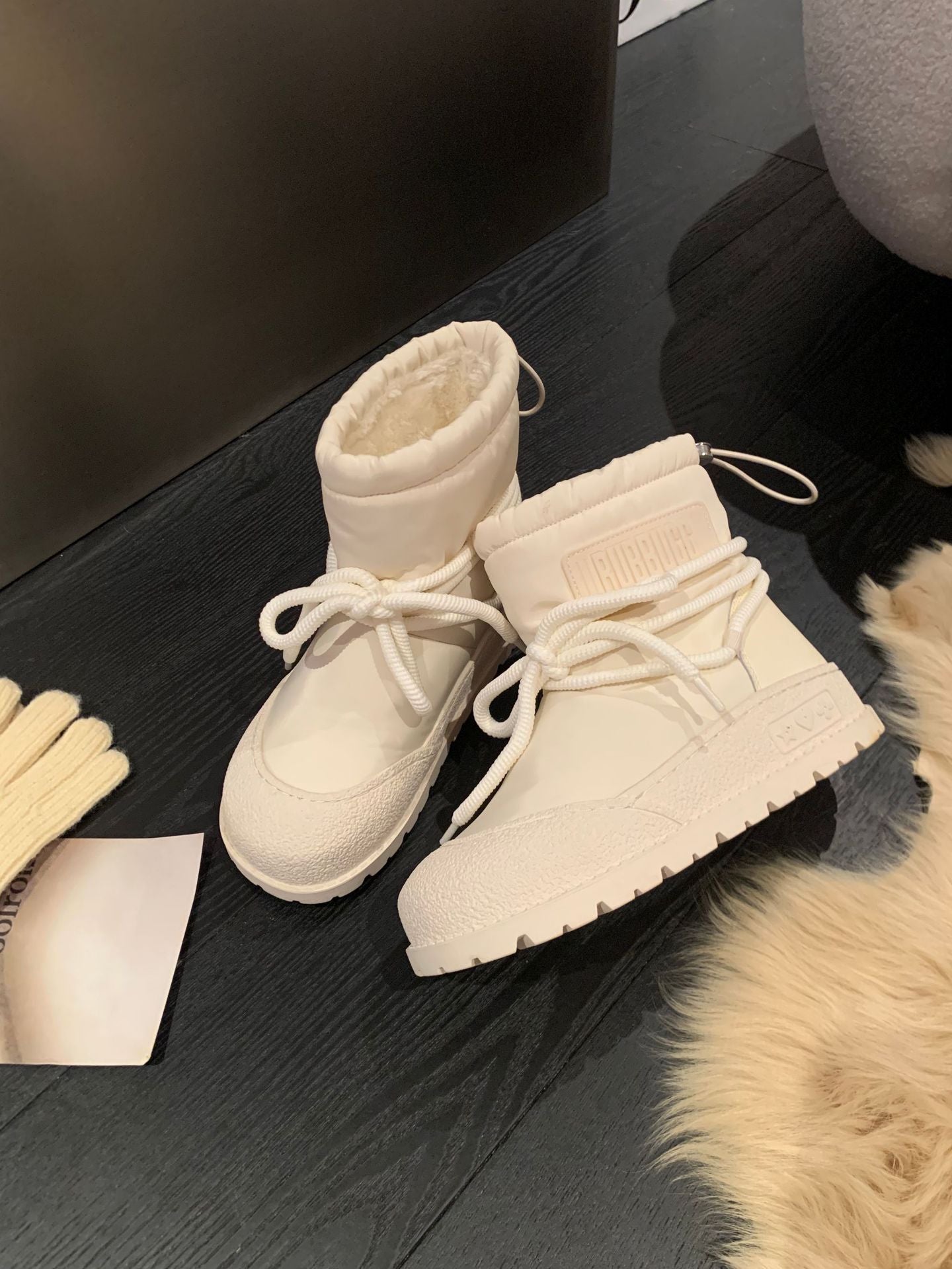 Women's Genuine Platform Warm Fashion Thickening Thermal Snow Boots