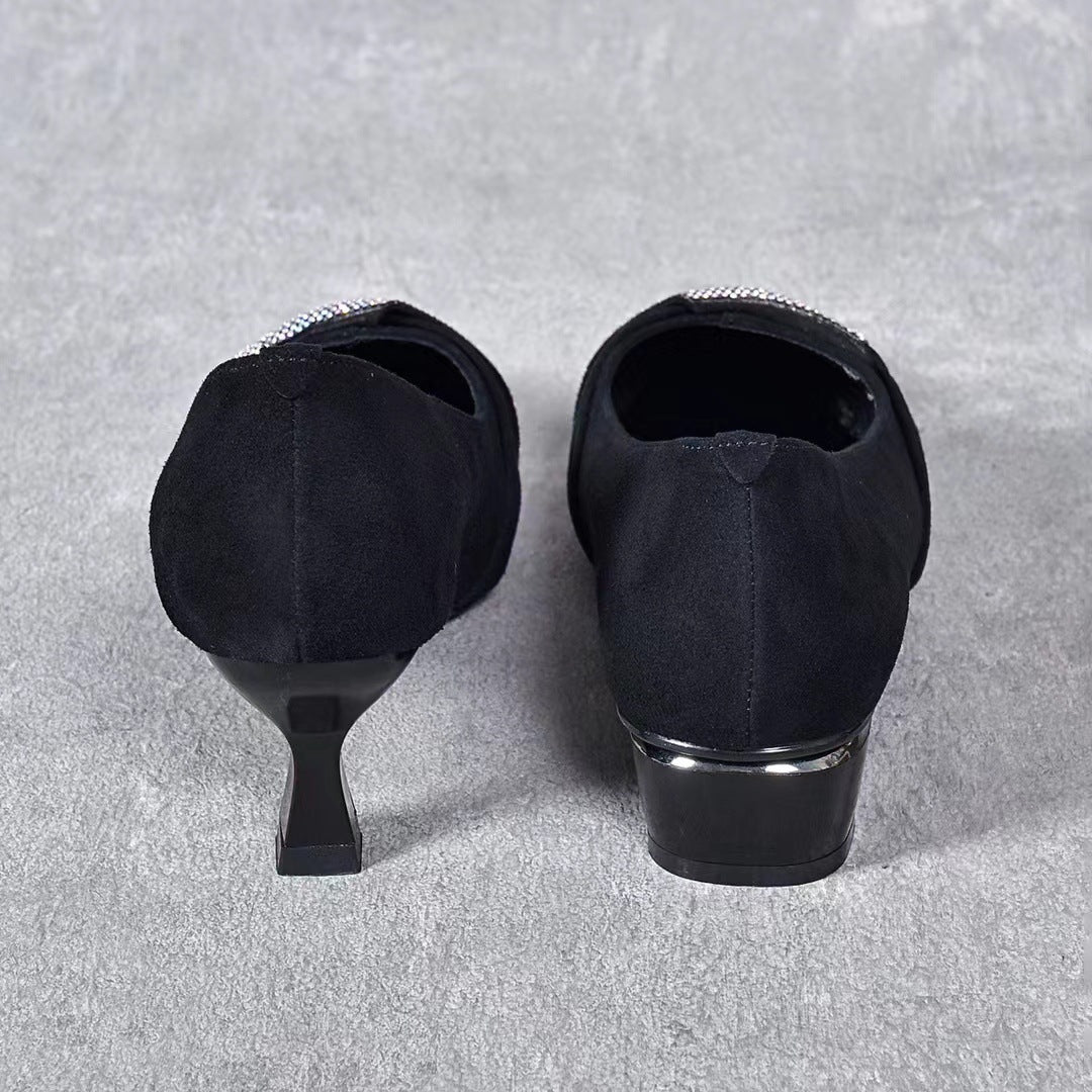 Women's Pointed Toe Pumps Authentic Stiletto High Casual Shoes