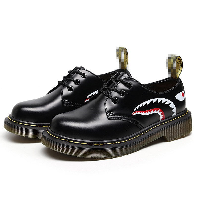 Women's Name Martin Low-cut Genuine British Style Leather Shoes