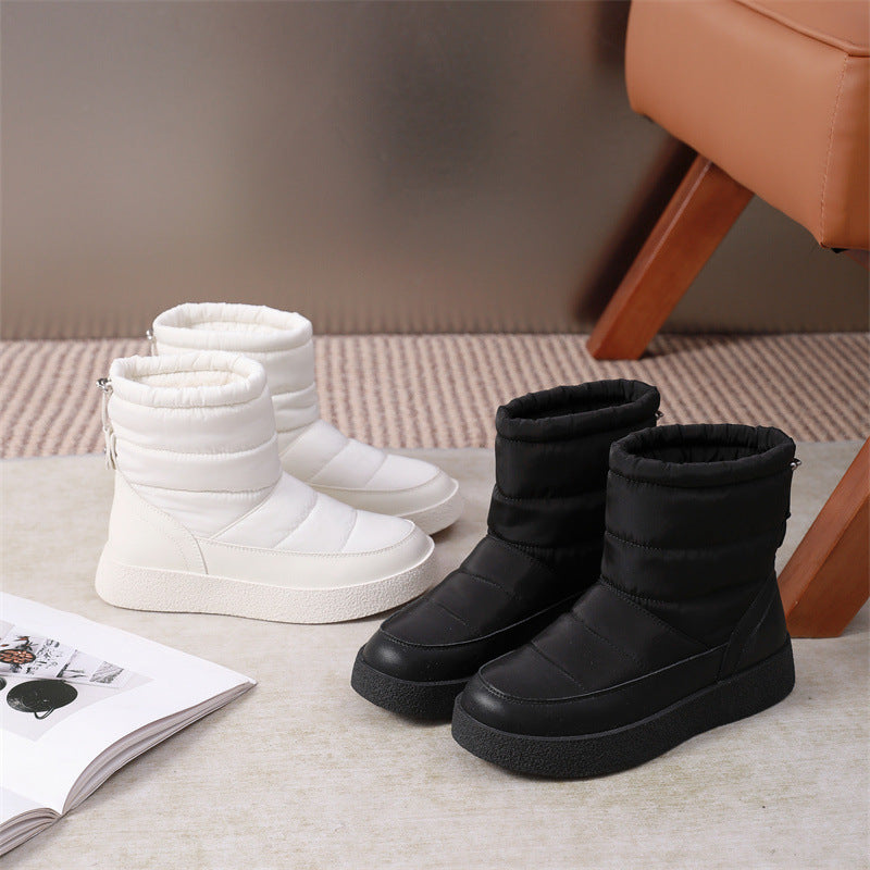 Women's Winter Waterproof Outdoor Fashionable Warm Bread Snow Boots