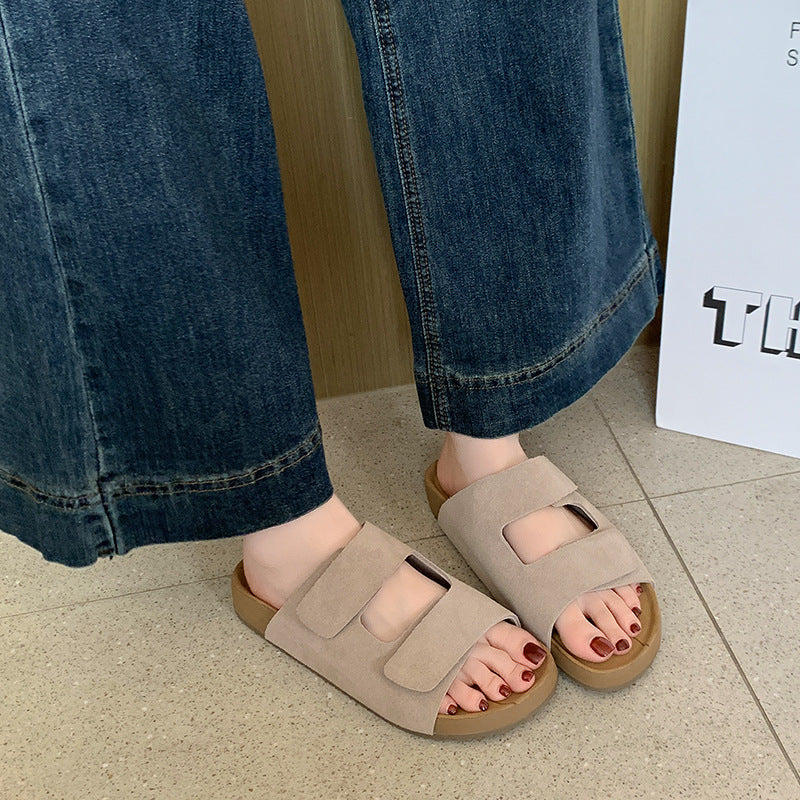 Women's Retro Summer Outdoor Beach Fat Feet Sandals