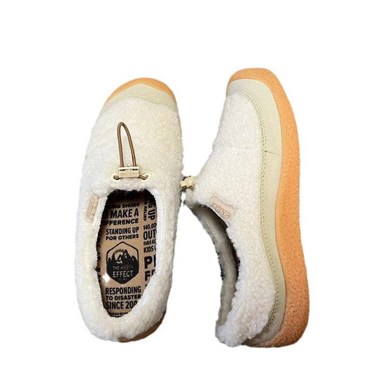 Women's Original Winter Slip-on Fluffy Small Sheep Women's Shoes