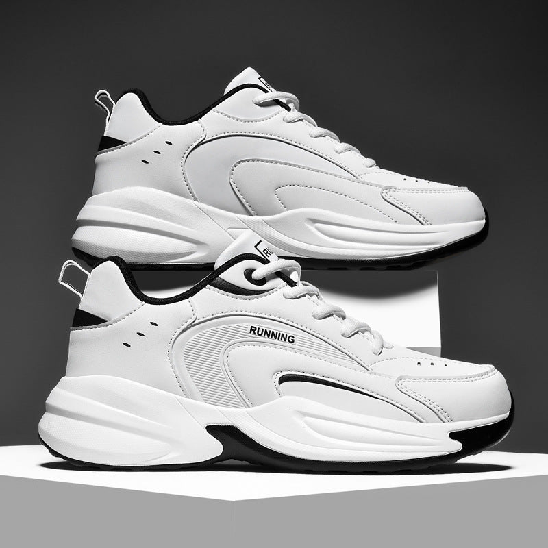 Men's Large Size Running Sports Green Light Breathable Outdoor Sneakers