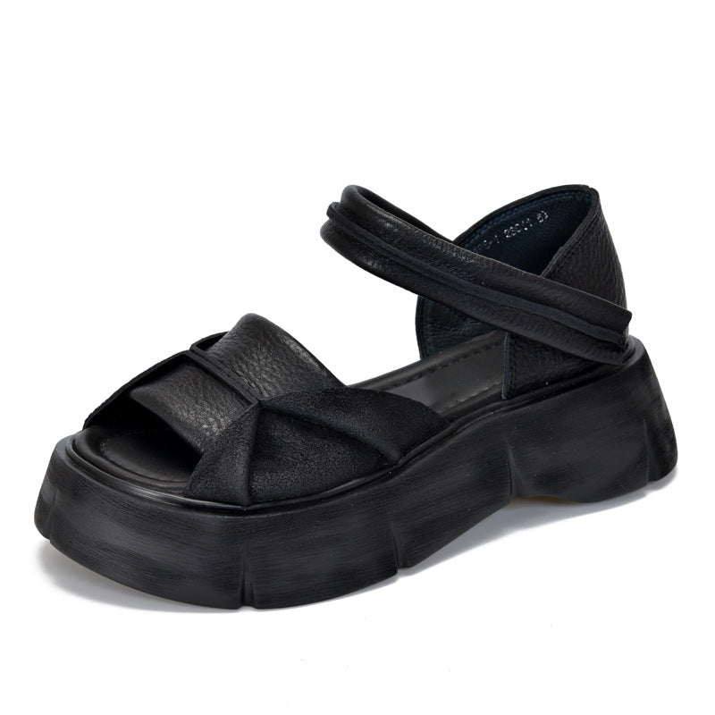 Women's Price Genuine Peep Toe Roman Summer Sandals
