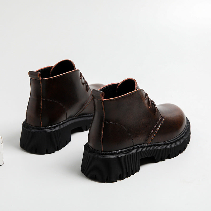 Women's For Foot Beauty Brown British Style Boots