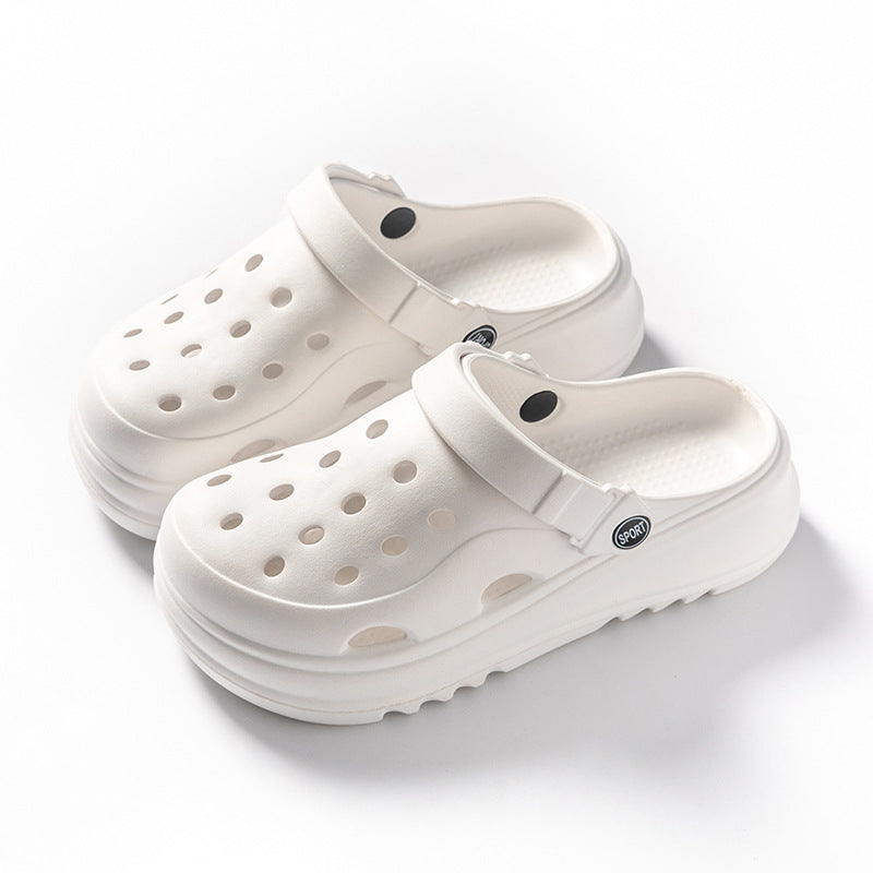 Women's Hole Summer Thick Bottom Increased Outer Women's Shoes