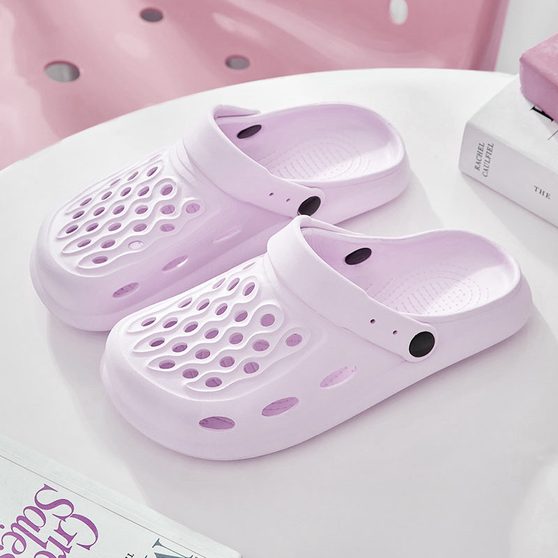 Women's Hole Summer Thick Bottom Increased Outer Women's Shoes
