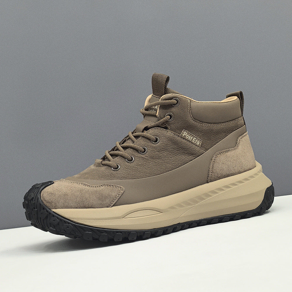 Men's First Layer Cowhide Fashion Genuine Special Sneakers