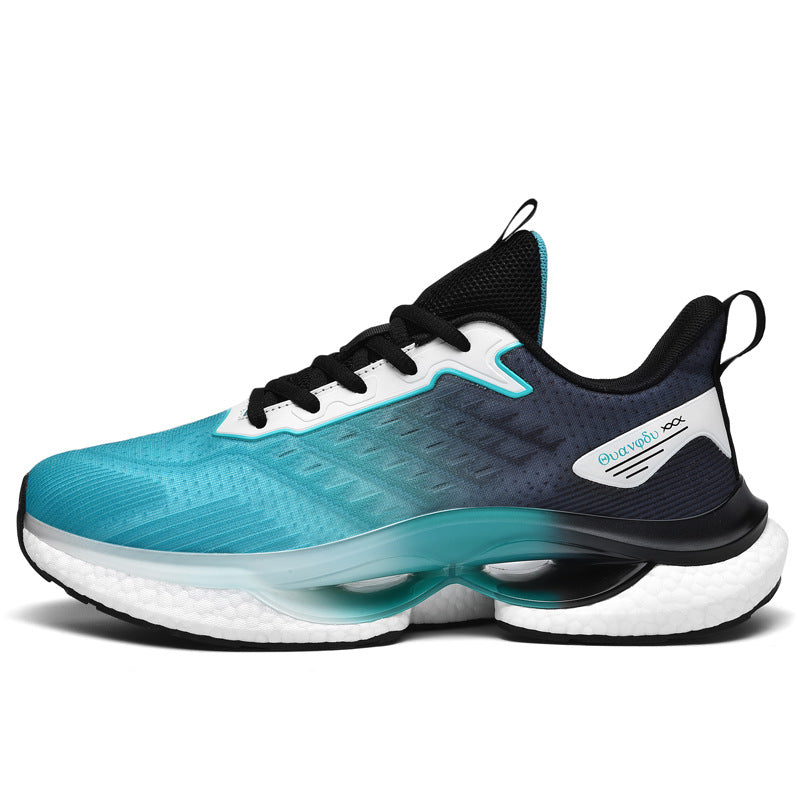 Men's Breathable Running Fashion Real Popcorn High Sneakers