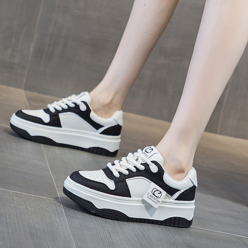 Women's Platform White Spring Fashion Sports Sneakers