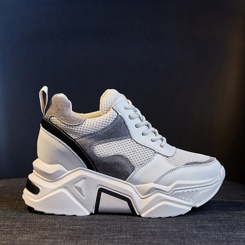 Women's Popular Platform Daddy Korean Autumn Invisible Casual Shoes