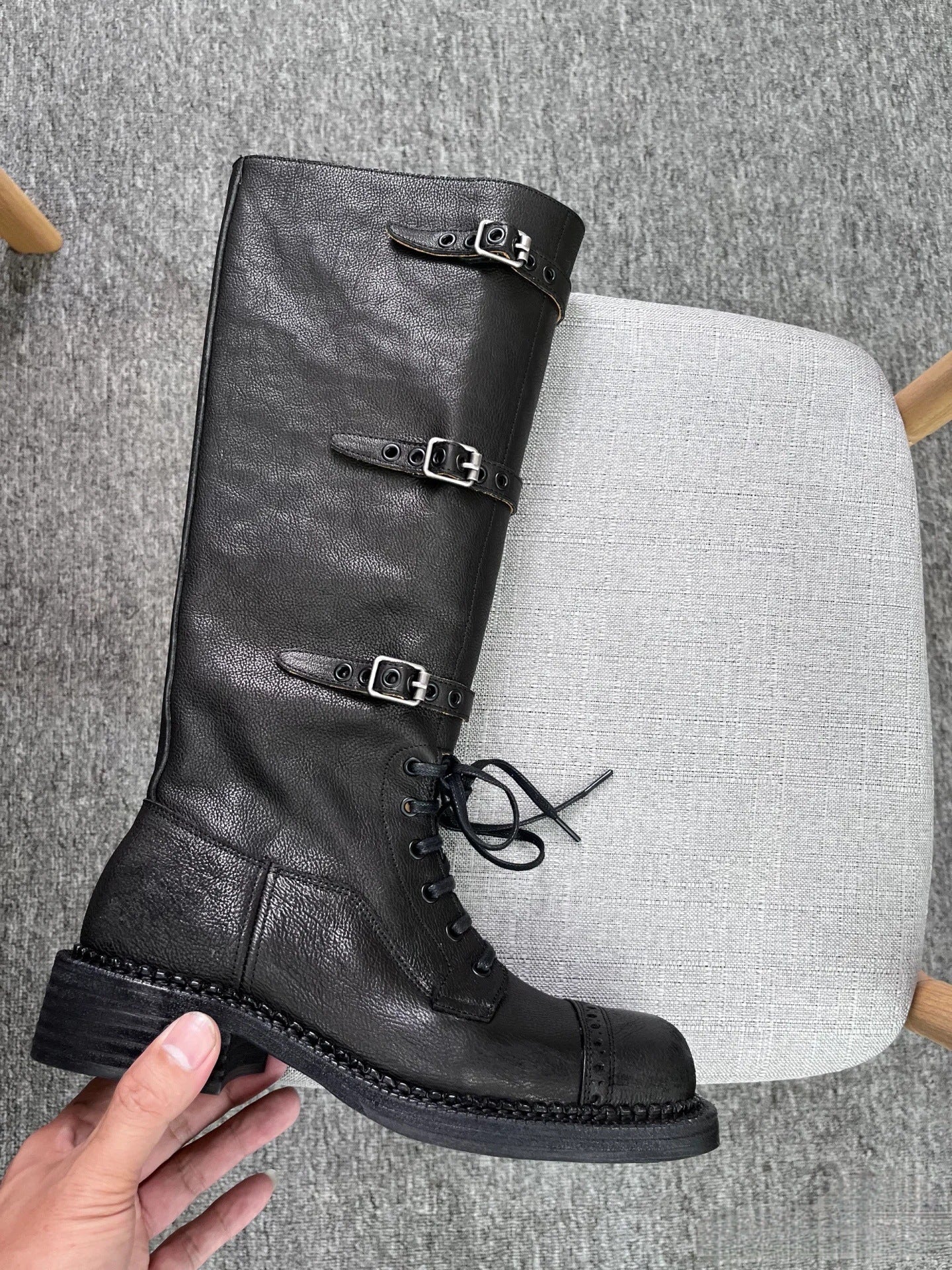 Women's Plus Size Knight Retro British Long Boots