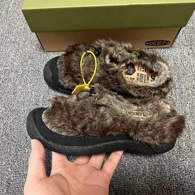 Women's Original Winter Slip-on Fluffy Small Sheep Women's Shoes