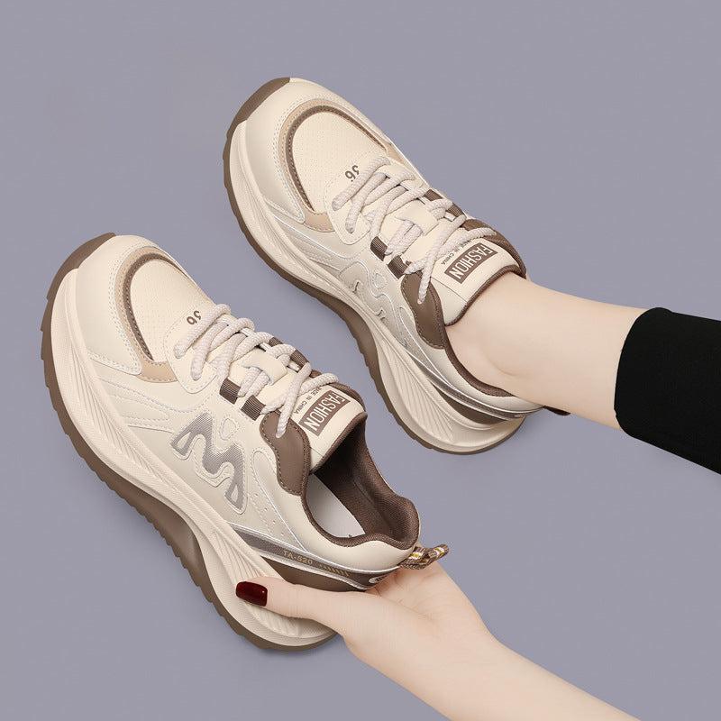 Women's Autumn Thick-soled Shock Absorbing Running Portable Women's Shoes