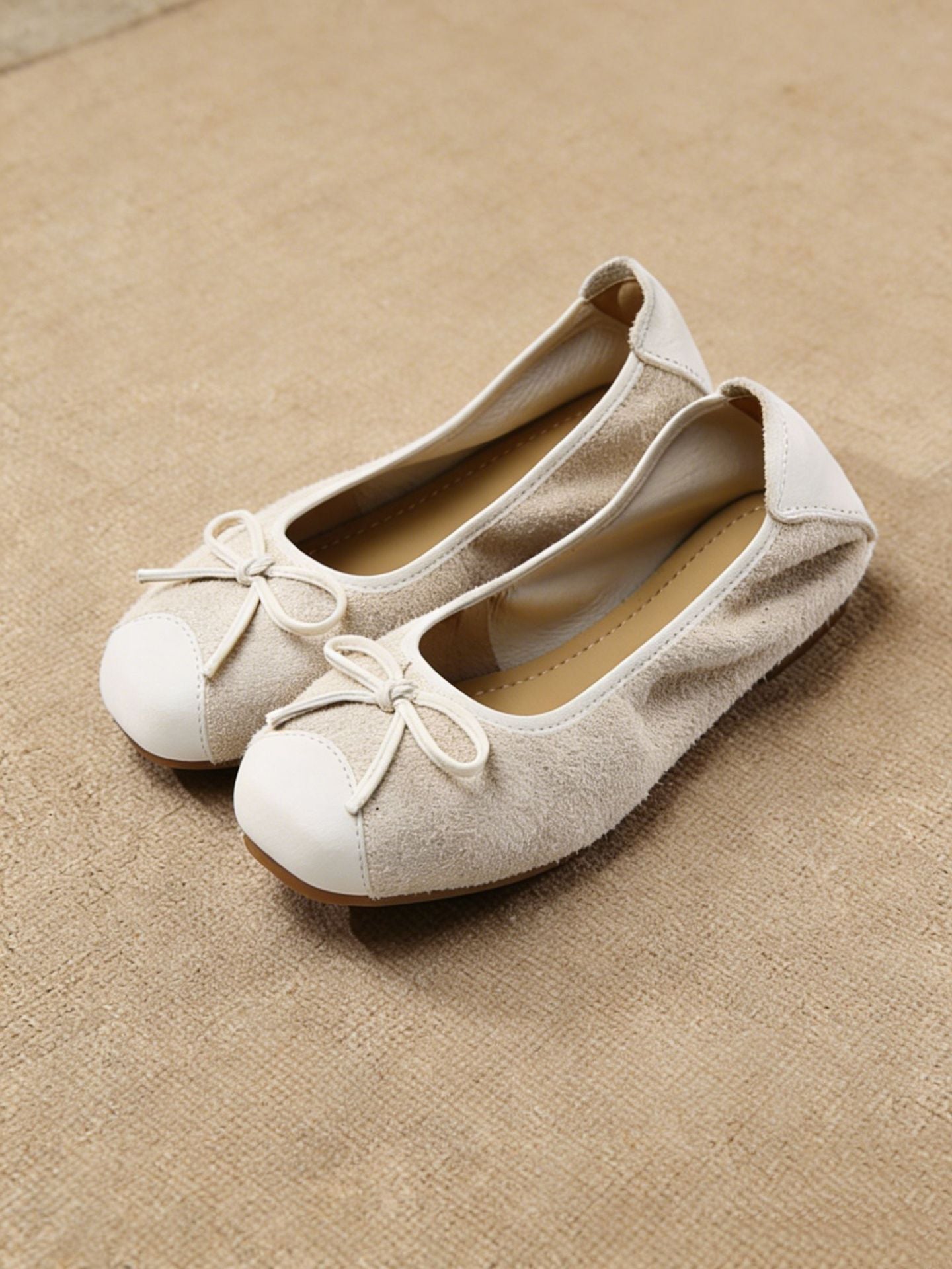 Women's Slip-on Genuine Shallow Mouth Pumps Soft Women's Casual Shoes